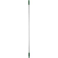 Basic Handle, Broom/Scraper/Squeegee, Green, Standard, 57" L Equipex