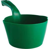 Round Bowl Scoop, Plastic, Green, 32 oz. Equipex