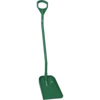Pelle ergonomique &agrave; lame r&eacute;duite, Longueur de 50", Plastique, Vert Equipex