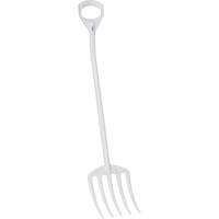 Fourche hygi&eacute;nique, Longueur de 49", Plastique, Blanc Equipex