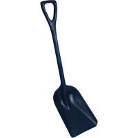 Pelle monobloc perceptible par d&eacute;tecteur de m&eacute;tal, Lame 10" x 14", Longueur de 37-1/2", Plastique, Bleu Equipex