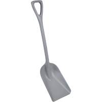 Pelle monobloc perceptible par d&eacute;tecteur de m&eacute;tal, Lame 10" x 14", Longueur de 37-1/2", Plastique, Gris Equipex