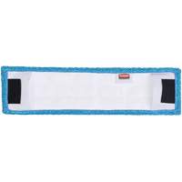 Tampon de vadrouille &agrave; t&ecirc;te plate adaptable, Finition, Microfibre, 5-1/2" x 19-1/2" Equipex