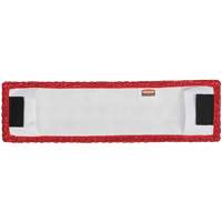 Tampon de vadrouille &agrave; t&ecirc;te plate adaptable, Finition, Microfibre, 5-1/2" x 19-1/2" Equipex