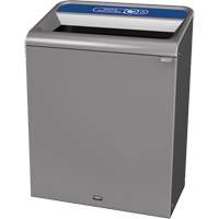 Conteneur pour d&eacute;chets de recyclage m&eacute;lang&eacute;s Configure, Vrac, Acier, 45 gal. US Equipex