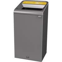 Conteneur pour d&eacute;chets de bidon Configure, Vrac/Bord de rue/De bureau, Acier, 23 gal. US Equipex