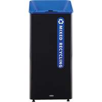 Sustain Mixed Recycling Container, Bulk, Plastic, 23 US gal. Equipex