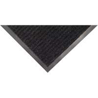 Tapis &agrave; nervures doubles, Essuie-pieds/grattoir, 3' x 5' x 1/4", Charbon Equipex