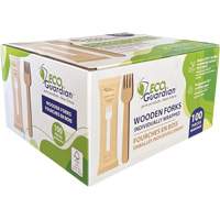 Individually Wrapped Wooden Forks Equipex