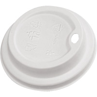 Compostable White Dome Sip Lids Equipex