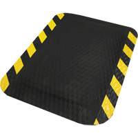 Tapis Hog Heaven, Losange, 2' x 3' x 5/8", Noir/Jaune, Nitrile Equipex