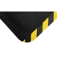 Tapis Hog Heaven, Losange, 4-4/5' x 8' x 7/8", Noir/Jaune, Nitrile Equipex