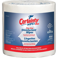 Lingettes d&eacute;sinfectantes, 7-9/10" x 5-9/10", 800 lingettes Equipex