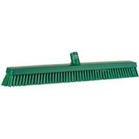 Balai-brosse robuste, Crins Fin/Ferme, 24", Vert Equipex