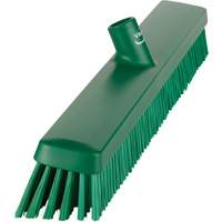 Balai-brosse robuste, Crins Fin/Ferme, 24", Vert Equipex