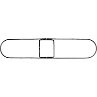 Clipper Dust Mop Frame, 36", Metal Equipex