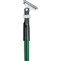 Green Clipper Dust Mop Handle, Fibreglass, 1" Diameter, 60" Length Equipex