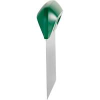 Flexible Stainless Steel Dough Cutter/Scraper, Green, 4-1/2" W x 5-3/4" L Equipex