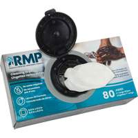 X-Large Cleaning Wipes, 80 Wipes, 8" x 8" Equipex