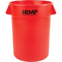 Garbage Bin, Polyethylene, 32 US gal. Equipex