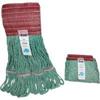 T&ecirc;te de vadrouille &agrave; bande large, Antimicrobien/Finition de plancher/Sp&eacute;cialis&eacute;, Coton/Rayonne/Synth&eacute;tique, Style Boucle Equipex