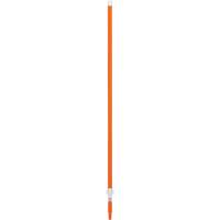 Manche, Balai/Brosse/Vadrouille &agrave; &eacute;pousseter/Support &agrave; tampon/Grattoir/Raclette/Vadrouille humide, Orange, T&eacute;lescopique, 62" - 109-2/5" lo Equipex