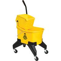 Grizzly Mop Wringer & Bucket, Down Press, 8 US Gal. (32 Quart), Yellow Equipex
