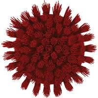 HyDrive Round Drill Brush, Extra Stiff Bristles, 3-1/10" Long, Red Equipex
