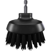 HyDrive Round Drill Brush, Extra Stiff Bristles, 3-1/10" Long, Black Equipex