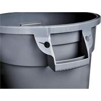 Grey Titan Garbage Container, Plastic, 20 US gal. Equipex