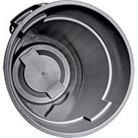 Grey Titan Garbage Container, Plastic, 20 US gal. Equipex