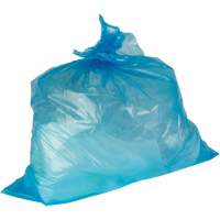 Sacs &agrave; d&eacute;chets de calibre industriel, Fort, 26" la x 36" lo, 0,9 mils, Bleu, Capacit&eacute; 45 L (12 gal.) Equipex