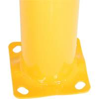 Bollard, Steel, 42" H x 5-1/2" W, Yellow Equipex