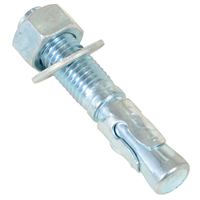 Wedge Bolt Anchor, Zinc Plated, 3/4" x 4-1/4" Equipex
