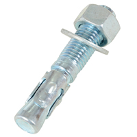 Wedge Bolt Anchor, Zinc Plated, 3/4" x 4-1/4" Equipex