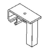 Support de rail &agrave; roulement pour quincaillerie de support au plancher Equipex