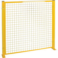 Perimeter Guards, 4.125' H x 2" W, Yellow Equipex