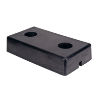 Butoirs moul&eacute;s pour quai, Caoutchouc, 18" la x 4" p x 10" h Equipex