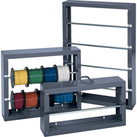 SUPPORT BOBINES DE FILMETALLIQUE (1 TIGE), De base, 6" la x 26-1/8" p x 10-3/8" h Equipex