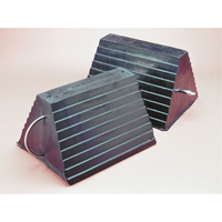 Cale de roue, 9" x 8" x 6", Noir Equipex
