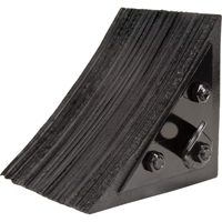 Cale de roue, 8" x 8" x 8", Noir Equipex