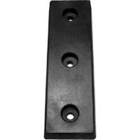 Butoirs de quai en caoutchouc moul&eacute;s, Caoutchouc, 30" la x 4" p x 10" h Equipex