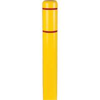 Capuchons en polyethylene pour borne de protection, 6-5/8" dia. x 52" l, Jaune Equipex