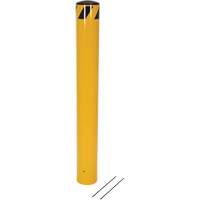 Bornes &agrave; couler, Acier, 48-1/2" h x 5-9/16" la, Jaune Equipex