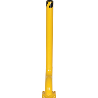 Borne d&eacute;sax&eacute;e, Acier, 54" h x 4-1/2" la, Jaune Equipex