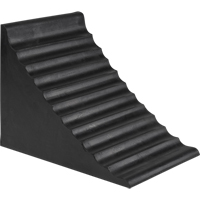 Cale de roue, 9-7/8" x 7-1/8" x 7-1/2", Noir Equipex