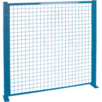 Perimeter Guards - Mesh Style, 4' H x 4' W, Blue Equipex