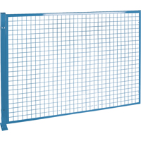 Perimeter Guards - Mesh Style, 4' H x 8' W, Blue Equipex