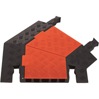 Protecteur de c&acirc;ble pour usage g&eacute;n&eacute;ral &agrave; 5 canaux Guard Dog, virage &agrave; droite Equipex