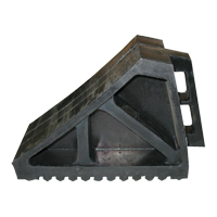 Cale de roue, 10-5/8" x 7" x 4-1/2", Noir Equipex